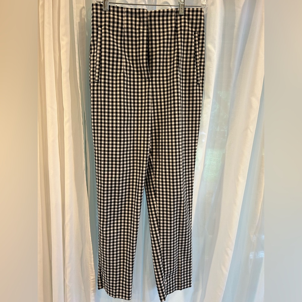 Men's Black and White Checkered Pants
